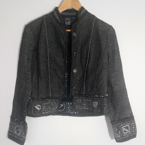 Casual Studio Embroidered Cotton Jacket Size S - Picture 2 of 9